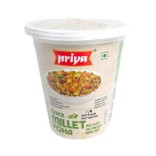 Priya Ready to Eat / Quick Millet Poha Cup (80g)