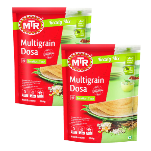 MTR Multigrain Dosa Mix (Bundle of 2 x 500g)