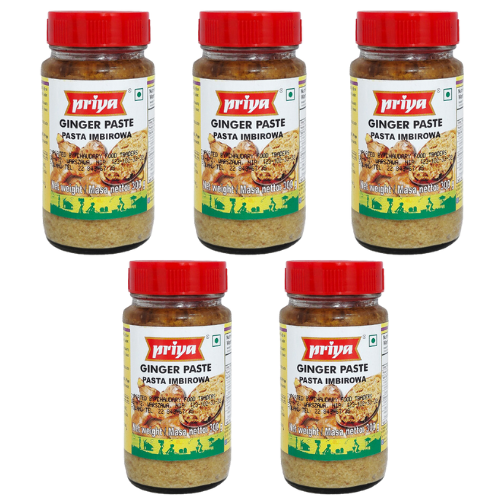 Priya Ginger Paste (Bundle of 5 x 300g)