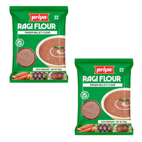 Priya Finger Millet / Ragi Flour (Bundle of 2 x 500g) - 1Kg