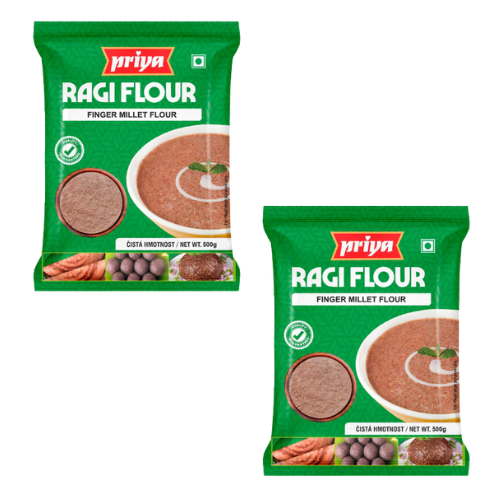 Priya Finger Millet / Ragi Flour (Bundle of 2 x 500g)