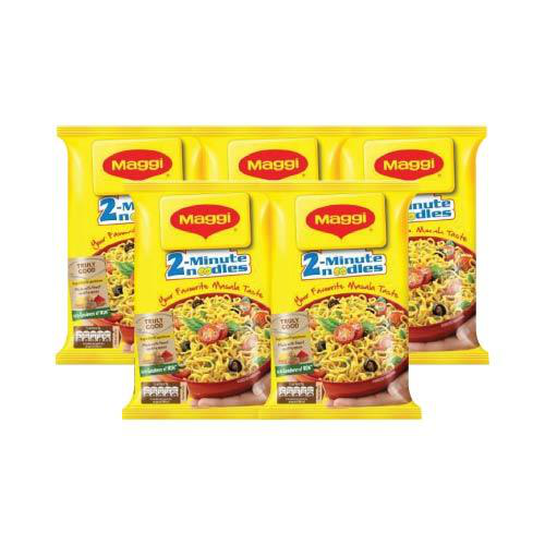 Maggi 2-Minute Noodles Masala (Bundle of 5 x 70g) - Sale Item [BBD: 28 February 2025]