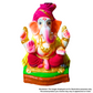 Chourang Pheta / Turban Pagdi Ganesh Idol Eco-Friendly 10inch (1pc)