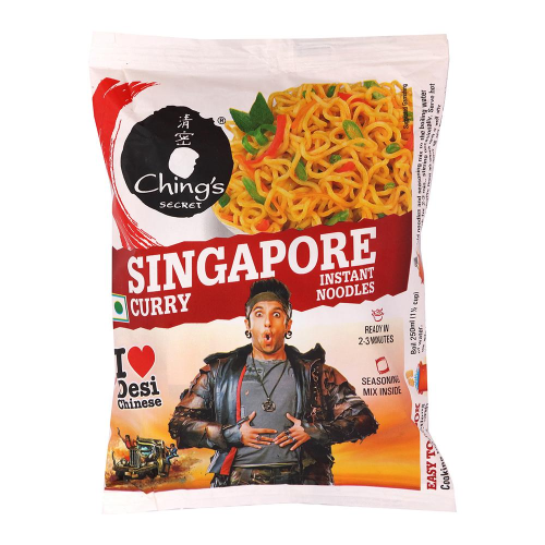 Chings Secret Singapore Curry Instant Noodles (60g) - Sale Item [BBD: 04 June 2025]