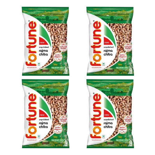 Fortune Rajma Chitra (Bundle of 4 x 500g) - 2Kg