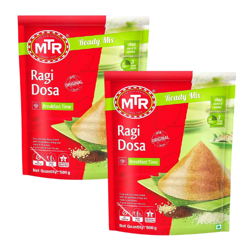 MTR Ragi Dosa Mix (Bundle of 2 x 500g)