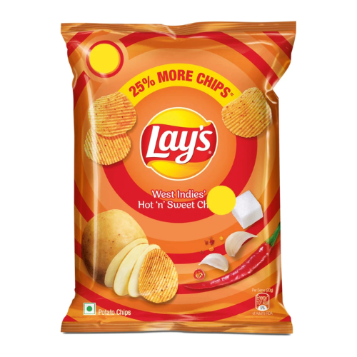 Lays West Indies Hot & Sweet Chilli (50g) - Sale Item [BBD: 21 January 2024]