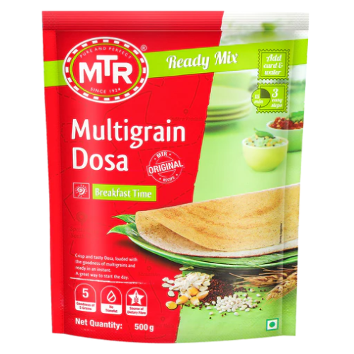 MTR Multigrain Dosa Mix (500g) - Sale Item [BBD: 30 September 2023]