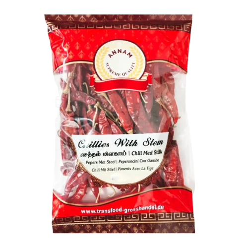 Annam Dried Red Chillies Long (250g)