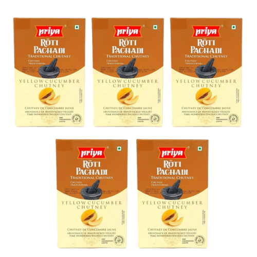 Priya Cucumber Chutney (Bundle of 5 x 100g)