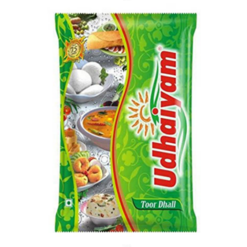 Udhaiyam Toor Dal Plain (Pigeon Peas) (2kg)