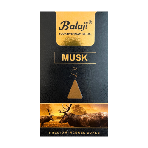 Balaji Musk Incense Cones (1pc)