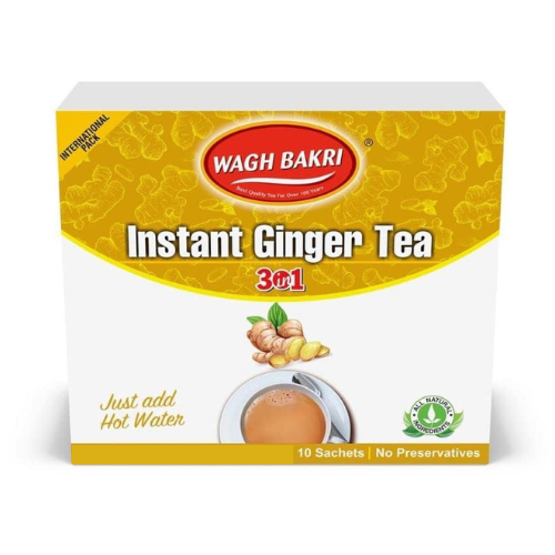 Buy Wagh Bakri Instant Ginger Tea Premix (140g) Online at Best Price in ...