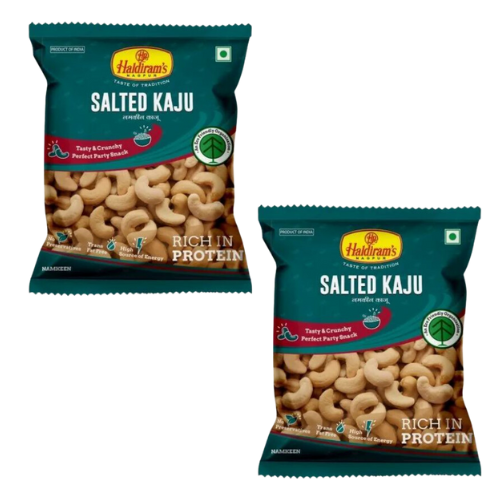 Haldiram's Salted Kaju (Bundle of 2 x 40g)