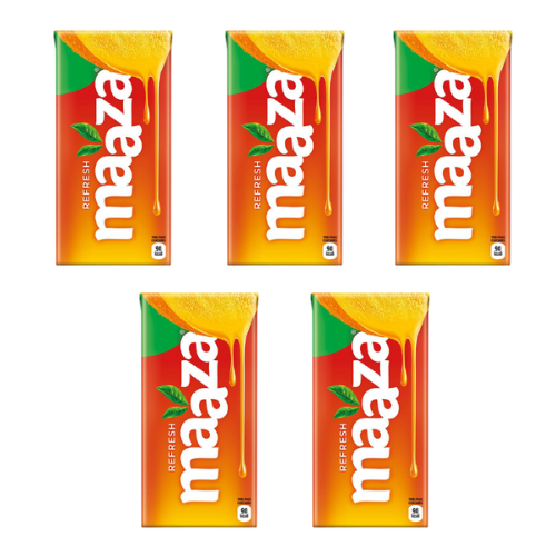 Maaza Mango Juice (Bundle of 5 x 135ml) - Sale Item [BBD: 15 December 2023]