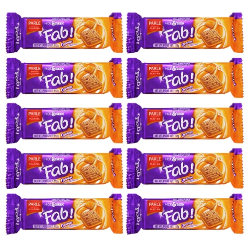 Parle Hide and Seek Fab Orange (Bundle of 10 x 112g) - Sale Item [BBD: 24 November 2026]