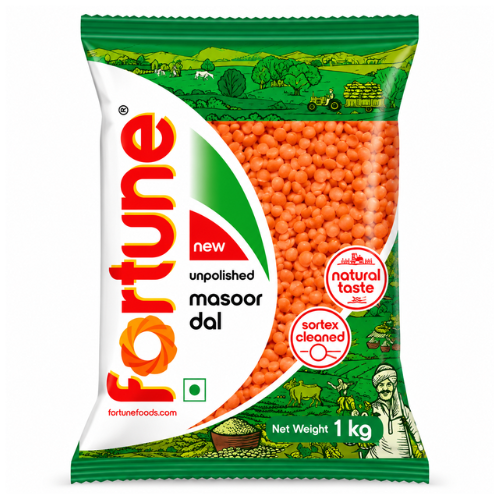 Fortune Red Lentils / Masoor Split (1kg)