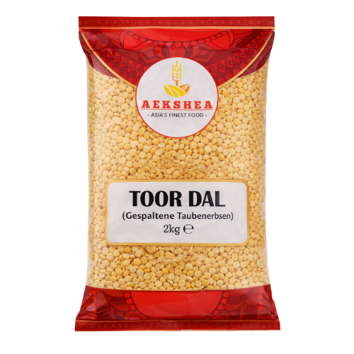 Aekshea Toor Dal Plain / Pigeon Peas (2kg)