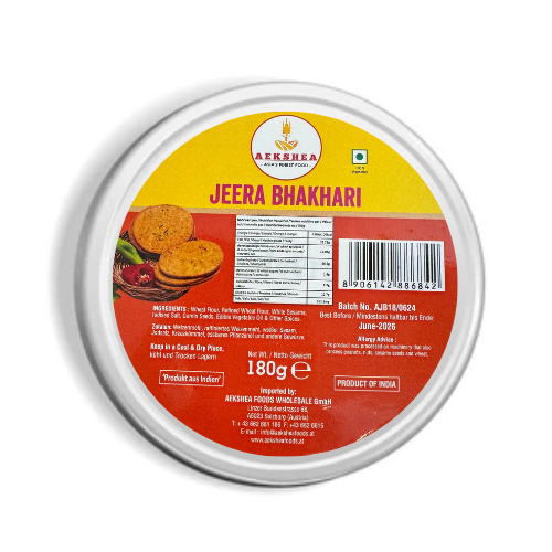 Aekshea Jeera / Cumin Bhakhari (180g)