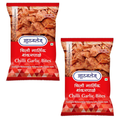 Athavale Chilli Garlic Bites- Sale Item [BBD: 22 March 2026] (Bundle of 2 x 200g)