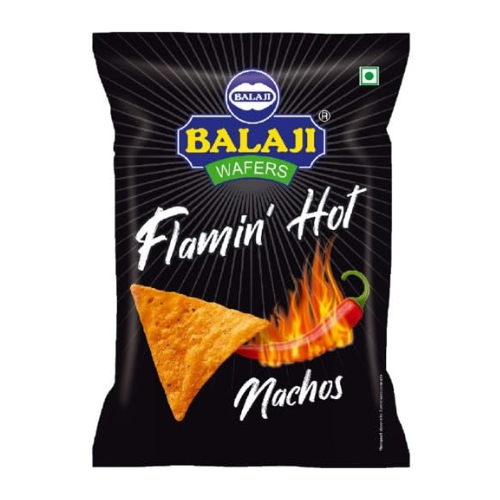 Balaji Wafers Nachos Flaming Hot (140g)