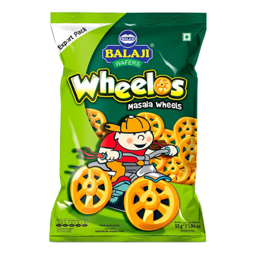 Balaji Wafters / Wheelos Masala Wheels (55g)