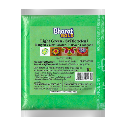 Buy Light Green Rangoli Colour Powder (200g) Online at Best Price in Europe