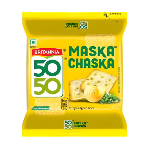 Britannia Fifty Fifty Maska Chaska (100g) - Sale Item [BBD: 6 September 2026]