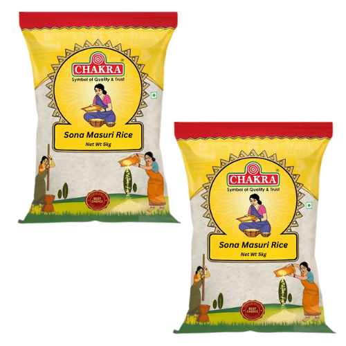 Chakra Sona Masoori Rice (Bundle of 2 x 5kg)