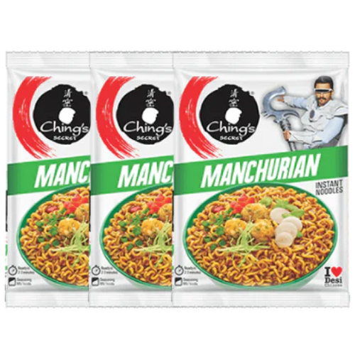 Free Chings Secret Manchurian Instant Noodles (Bundle of 3 x 60g) - Sale Item [BBD: 04 June 2025]