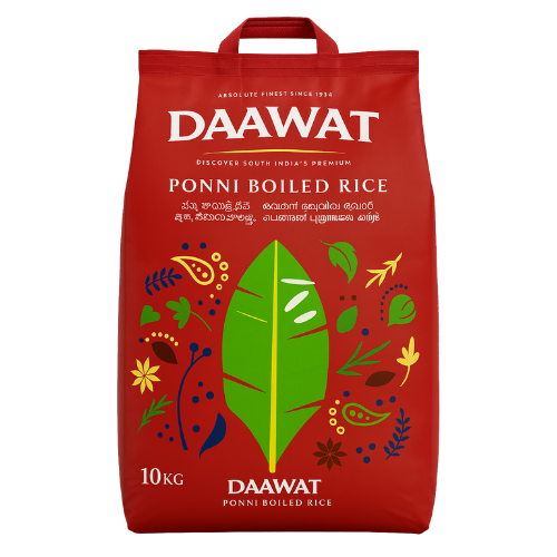 Daawat Ponni Boiled Rice (10kg)