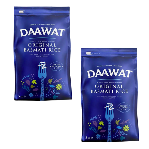 Daawat Original Basmati Rice (Bundle of 2 x 5kg) - 10kg