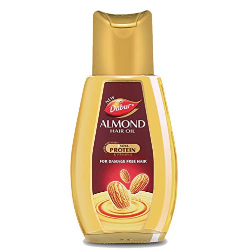 Dabur Almond Hair Oil With Soya Protein And Vitamin E (200ml)
