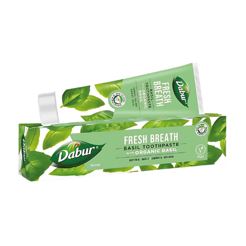 Dabur Herbal Basil Toothpaste (100g)