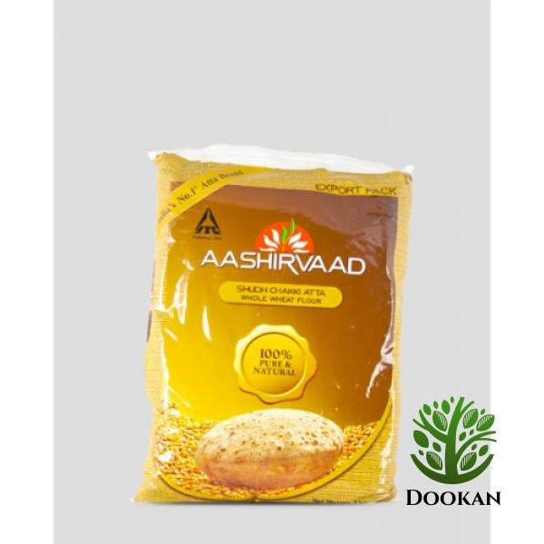 Aashirvaad Whole Wheat Atta (2kg) - Damaged Packaging
