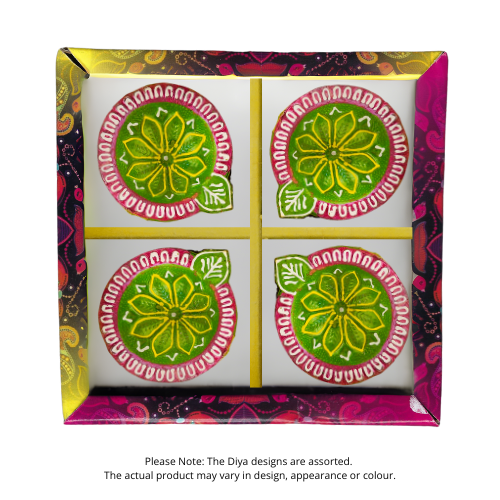 Fancy Diwali / Deepavali Diya Big (Pack of 4 ) - [D07] (1pc)