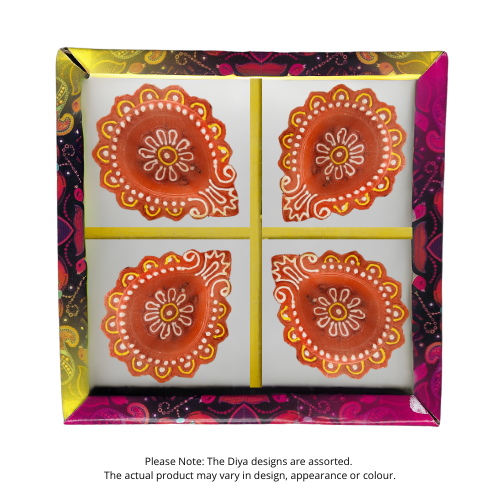 Fancy Diwali / Deepavali Diya Big (Pack of 4 ) - [D07] (1pc)