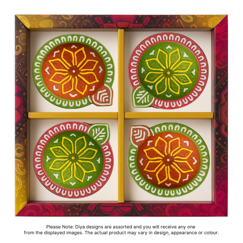Fancy Diwali / Deepavali Diya Big (Pack of 4 ) - [D07] (1pc)