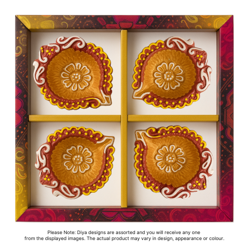 Fancy Diwali / Deepavali Diya Big (Pack of 4 ) - [D07] (1pc)