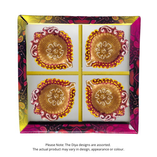 Fancy Diwali / Deepavali Diya Big (Pack of 4 ) - [D07] (1pc)