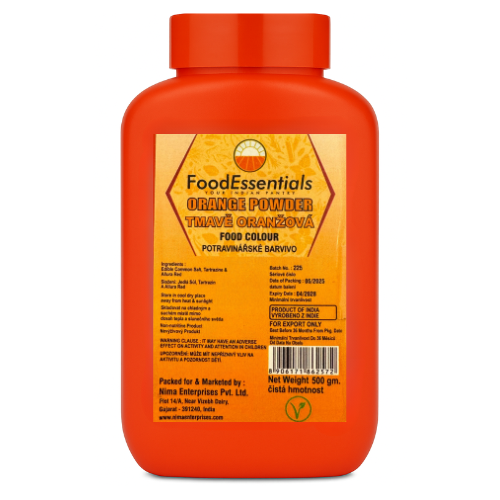 Food Essentials Deep Orange Food Colour (500g)