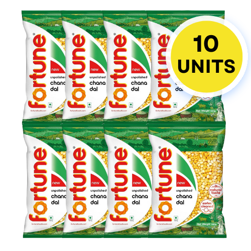 Fortune Chana Dal / Bengal Gram (Bundle of 10 x 500g) - Sale Item [BBD: 21 October 2024]