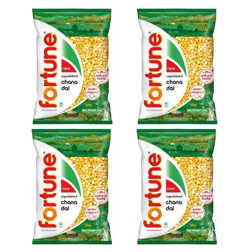 Fortune Chana Dal / Bengal Gram (Bundle of 4 x 500g) - Sale Item [BBD: 21 October 2024]