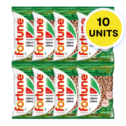 Fortune Rajma Chitra (Bundle of 10 x 500g) - Sale Item [BBD: 14 February 2025]
