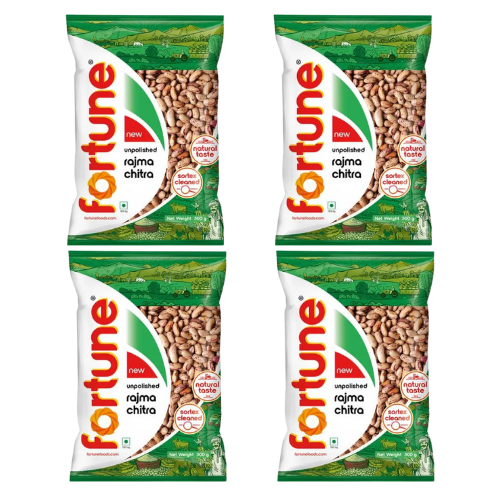 Fortune Rajma Chitra (Bundle of 4 x 500g) - Sale Item [BBD: 14 February 2025]