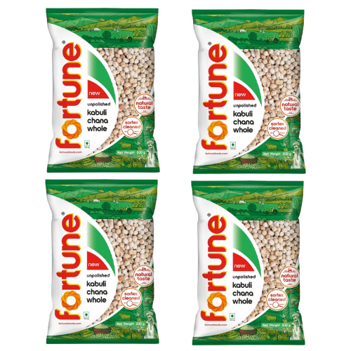 Fortune White Chickpeas / Kabuli Chana (Bundle of 4 x 500g) - Sale Item [BBD: 22 October 2024]