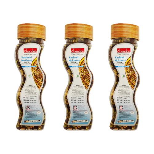 Free Chandan Kashmiri Mukhwas / Mouth Freshener (Bundle of 3 x 165g) - Sale Item [BBD: 28 May 2025]