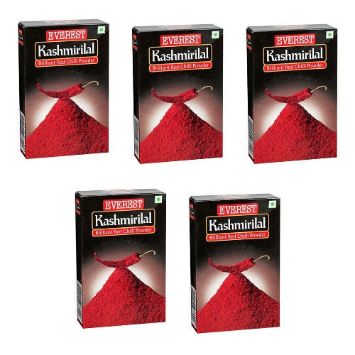 Everest Tikhalal Chilli Powder (Bundle of 5 x 100g)