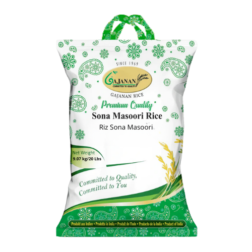 Gajanan Sona masoori Rice (9kg)