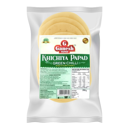 Ganesh Khichiya Green Chilli Papad (250g)